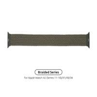Ремінець ArmorStandart Braided Solo Loop для Apple Watch 38/40/41mm Inverness Green Size 6 (144 mm)