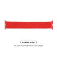 Ремінець ArmorStandart Braided Solo Loop для Apple Watch 38/40/41mm Red Size 4 (132 mm) (ARM58070)