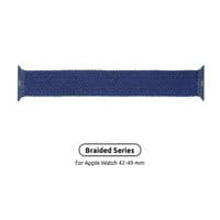 Ремінець ArmorStandart Braided Solo Loop для Apple Watch 42/44/45/49mm Atlantic Blue Size 8 (160 mm)