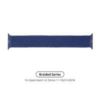 Ремінець ArmorStandart Braided Solo Loop для Apple Watch 38/40/41mm Atlantic Blue Size 6 (144 mm) (A