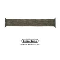 Ремінець ArmorStandart Braided Solo Loop для Apple Watch 42/44/45/49mm Inverness Green Size 10 (172