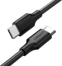 Кабель UGREEN US286 Type-C - Type-C 3A Cable 1м (чорний)