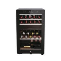 Холодильник Haier для вина, 82x49.7х58.5, мороз.отд.-106л, зон - 2, бут-42, ST, дисплей, черный