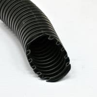 Гофро-труба D32/24.3 мм, PVC внутр./наружная с протяжкой, УФ стойка, 50 м, черная, KOPOS