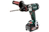 Дриль ударний акумуляторний Metabo SB 18 LTX IMPULS, Li-Power, 18В 2*4Аг, 0-500/0-1700об/хв, 1.5-13мм, 55/110Нм, 1.8кг