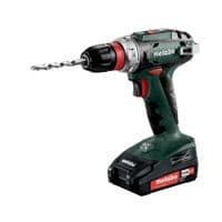 Шуруповерт-дрель аккумуляторная Metabo BS 18 QUICK, 18В 2х2Ач, 24/48Нм, 0-450/0-1600об/мин, 1.4кг