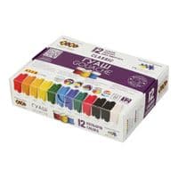 Фарби для малювання ZiBi Classic гуаш, 12 кольорів х 20 мл (ZB.6612)
