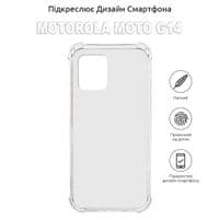 Чохол до мобільного телефона BeCover Anti-Shock Motorola Moto G14 Clear (710030)