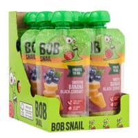 Детское пюре Bob Snail Смузи банан, черная, смородина 120 г (1740817)
