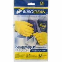 Рукавички хозяйственные Buroclean размер M 1 пара (4823078930736)