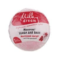 Бомбочка для ванны Milky Dream Молочная Малиновый йогурт с молочными протеинами 100 г (4820205300622)