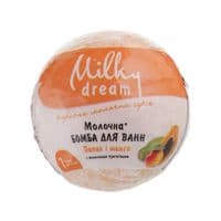 Бомбочка для ванны Milky Dream Молочная Папая и манго с молочными протеинами 100 г (4820205300639)