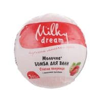 Бомбочка для ванны Milky Dream Молочная Спелая клубника с молочными протеинами 100 г (4820205300806)