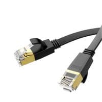Кабель HOCO US07 General pure copper flat network cable(L=1M) Black