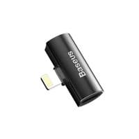 Кабель-перехідник Baseus iP Male to Dual iP Female Adapter L46 Black