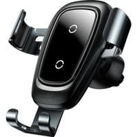 Держатель для мобильного с БЗУ Baseus Explore Wireless Charger Gravity Car Mount（15W）Black