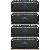 Пам'ять Corsair DDR5, 6200MT/s 64GB 4x16GB DIMM, Unbuffered, 32-38-38-80, Std PMIC, XMP 3.0, DOMINATOR PLATINUM RGB DDR5 Black Heatspreader, RGB LED, 1.4V, EAN:0840006665489