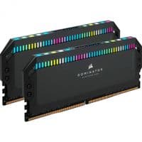 Пам'ять Corsair DDR5, 6000MT/s 32GB 2x16GB DIMM, Unbuffered, 30-36-36-76, Std PMIC, XMP 3.0, DOMINATOR PLATINUM RGB DDR5 Black Heatspreader, RGB LED, 1.4V EAN: 0840006671367