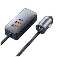 Автомобільний зарядний пристрій Baseus Share 120W Gray