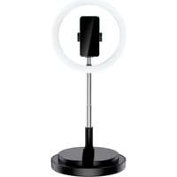 Кольцевая светодиодная LED лампа Usams US-ZB120 Stretchable Selfie Ring Light Black