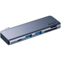 USB-Hub Baseus Harmonica Five-in-one HUB Adapter Grey