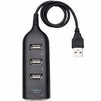 USB HUB XD4 (4 USB2.0) чорний