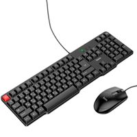 Комплект HOCO GM16 (клавиатура + мышь) USB Black