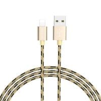 Кабель BOROFONE BX24 Ring current Lightning 1m, Gold