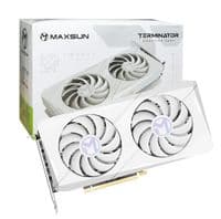 Відеокарта GeForce RTX 4060 Ti, Maxsun, Terminator W, 8Gb GDDR6, 128-bit, HDMI/3xDP, 2535/18000 MHz, 8-pin (MS-RTX4060ti Terminator W 8G)