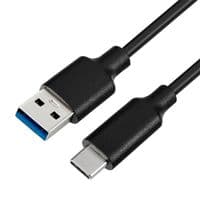Кабель USB3.1 AM-Type-C M, 1.0 м, Gen2 60W (20V 3A), 10 Gbps чорний