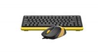 Комплект проволочный Fstyler клавиатура+мышь, серый, USB