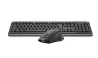 Комплект беспроводной Fstyler клавиатура+мышь, серый, USB