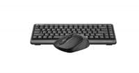 Комплект беспроводной Fstyler клавиатура+мышь, серый, USB