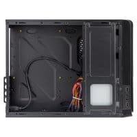 Чехол Prologix E100 Slim 400W 8см, 2xUSB2.0, Черный