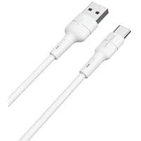 Кабель BOROFONE BX30 Silicone Type-C 1m, 3.0A Білий