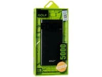 Зовнішній акумулятор GOLF EDGE5 5000mAh Black