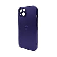 Чохол для смартфона AG Glass Matt Frame Color Logo for Apple iPhone 13 Deep Purple