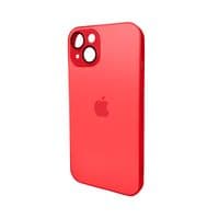Чохол для смартфона AG Glass Matt Frame Color Logo для Apple iPhone 15 Coke Red