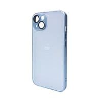 Чохол для смартфону AG Glass Matt Frame Color Apple iPhone 12 Sierra Blue
