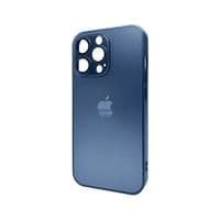Чохол для смартфона AG Glass Matt Frame Color Apple iPhone 13 Pro Navy Blue