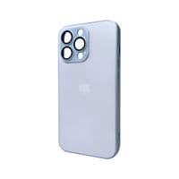 Чохол для смартфона AG Glass Matt Frame Color Apple iPhone 12 Pro Sierra Blue