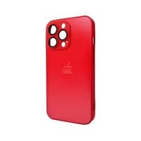 Чохол для смартфона AG Glass Matt Frame Color Logo для Apple iPhone 13 Pro Coke Red