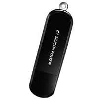 Flash SiliconPower USB 2.0 LuxMini 322 8Gb Black OEM