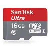 microSDHC (UHS-1) SanDisk Ultra 16Gb class 10 (80Mb/s, 533x) (adapter SD)