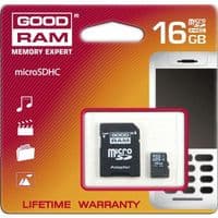 microSDHC GoodRam 16Gb class 4 (adapter SD)