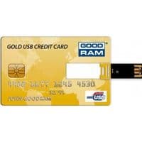 Флешка GoodRam USB 2.0 Gold Credit Card 8Gb