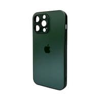 Чохол для смартфона AG Glass Matt Frame Color для iPhone 15 Pro Max Cangling Green