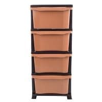 Комод VIOLET HOUSE 0354 Classic BROWN 39,5*47*90 см (0354 Classic BROWN)