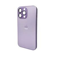 Чохол для смартфона AG Glass Matt Frame Color для iPhone 15 Pro Max Light Purple
