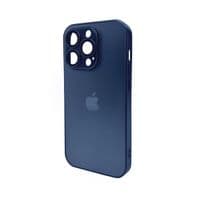 Чохол для смартфона AG Glass Matt Frame Color Apple iPhone 15 Pro Navy Blue